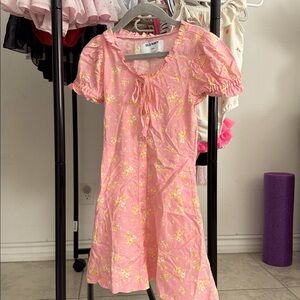 NWOT XS Girls Button Down Dress